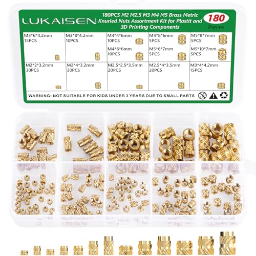 Lukaisen LK-180 Messing Gewindeeinsatz Sortiment