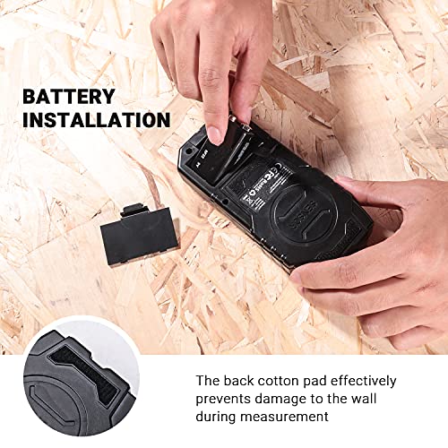 Stud Finder, 4 In 1 Sensor Wall Scanner, With Digital Lcd Display, Automatic Calibration And Sound Alarm, 3 Signal Lamp Prompts, For Wood Ac Wire Metal Stud Detection - Dms03, #TOP5