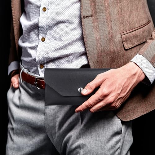 Hemoton Fashionable PU Leather Cash Envelope Wallet for Women Portable Long Wallet with Capacity Elegant Design Lightweight and Practical for Everyday Use2