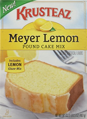 Krusteaz, Meyer Lemon Pound Cake Mix, 16.5oz Box (Pack of 2)