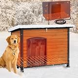 Aivituvin 43.3 inch Insulated Kennel