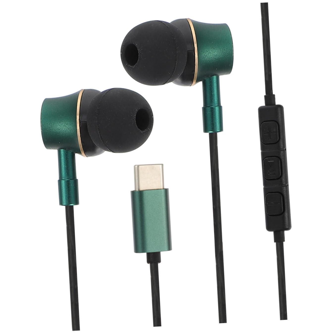 jojofuny 2pezzi Cuffie In-ear Ergonomiche Con Controllo Tre Tasti e Cancellazione Del Rumore Auricolari Usb c Con Suono Panoramico e Design Speciale Compatibili Con Tablet e Smartphone