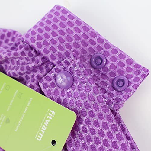 Fitwarm 2 Piece Dog Cooling Shirt And Skirt, Quick Dry Dog Summer Clothes For Small Dogs Girl, Breathable Pet Sun Protection Clothing, Stretchy Cat Outfit, Neon Purple, Xs #TOP2