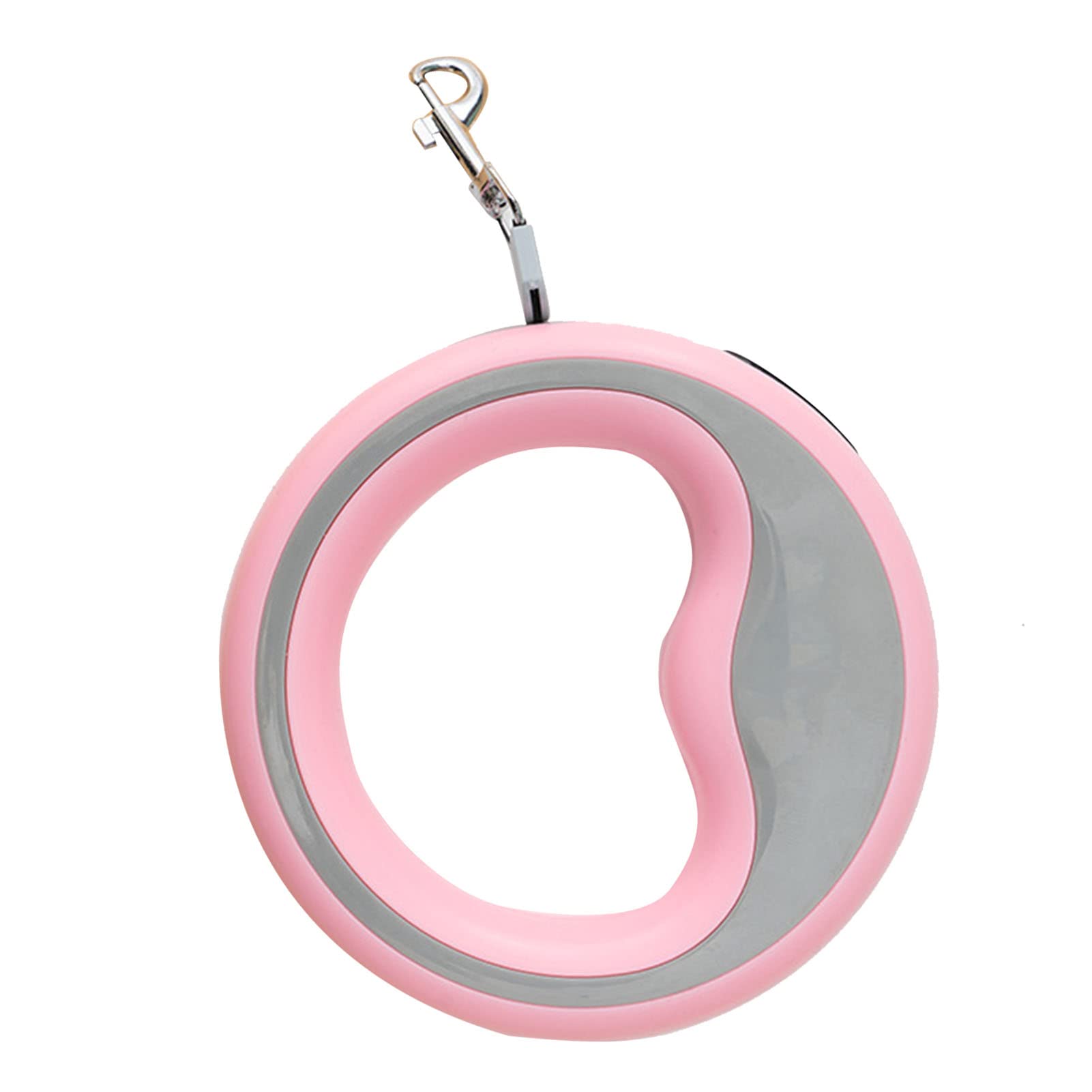 Pet Dog Leash, Retractable Dog Leash Rotatable Hook Strong Tension Ergonomic Heavy Duty Effort Saving Automatic Safety Lock for Walking for Cat (Roseate)