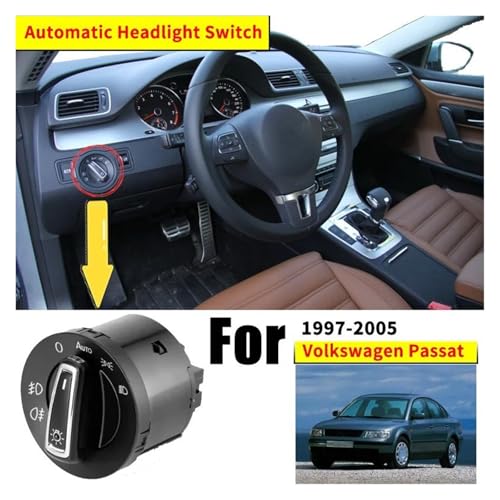 Interrupteur de phare automatique de remplacement pour Passat B5 1997-2005 - 5