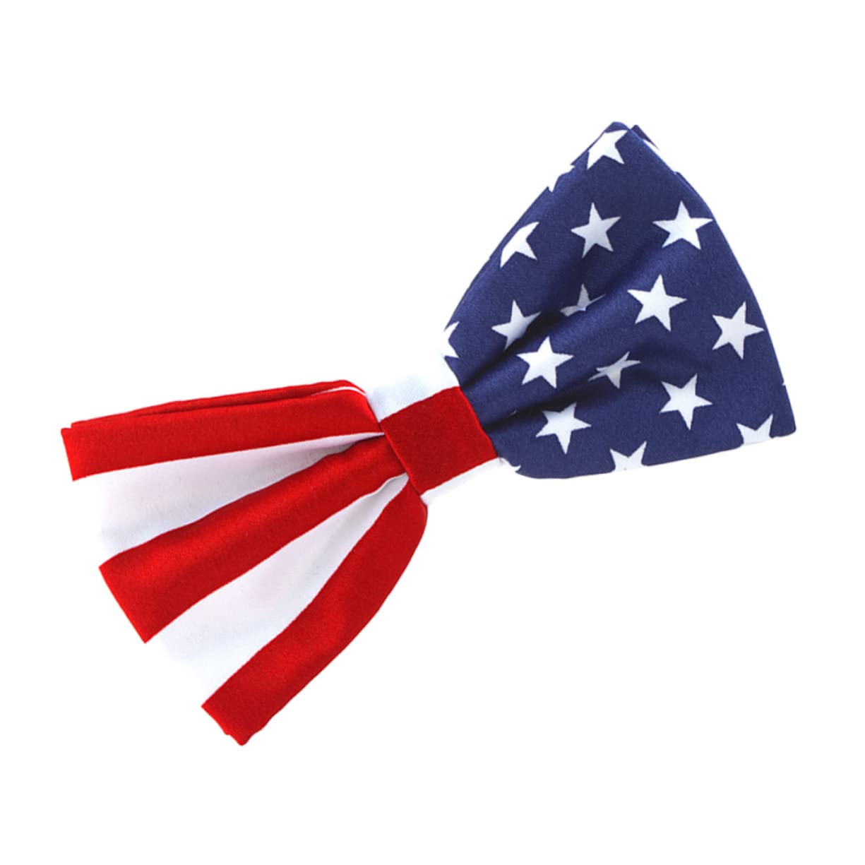 Didiseaon Fourth of July Star Flag Bow Tie American Independence Day Decor Photo Props for Men