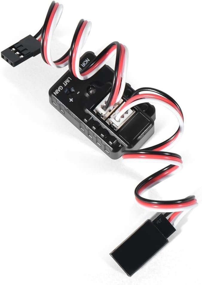 Optimized Gyroscope Module for RC Drift Racing Car with Stability Control Transmitter Support for FUTABA JR Sanwa GWS FS Receivers Compact Footprint