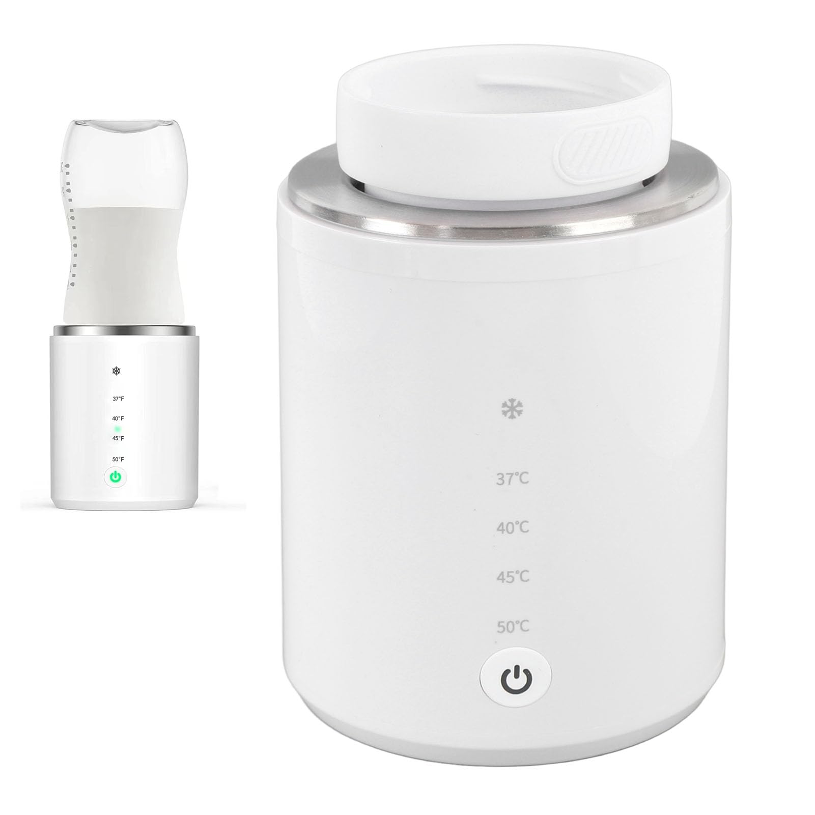Scaldalatte Rapido, Scaldabiberon Elettrico con Controllo Intelligente della Temperatura Scaldabiberon Portatile, per Latte per Bambini, Alimenti e Alimenti Supplementari