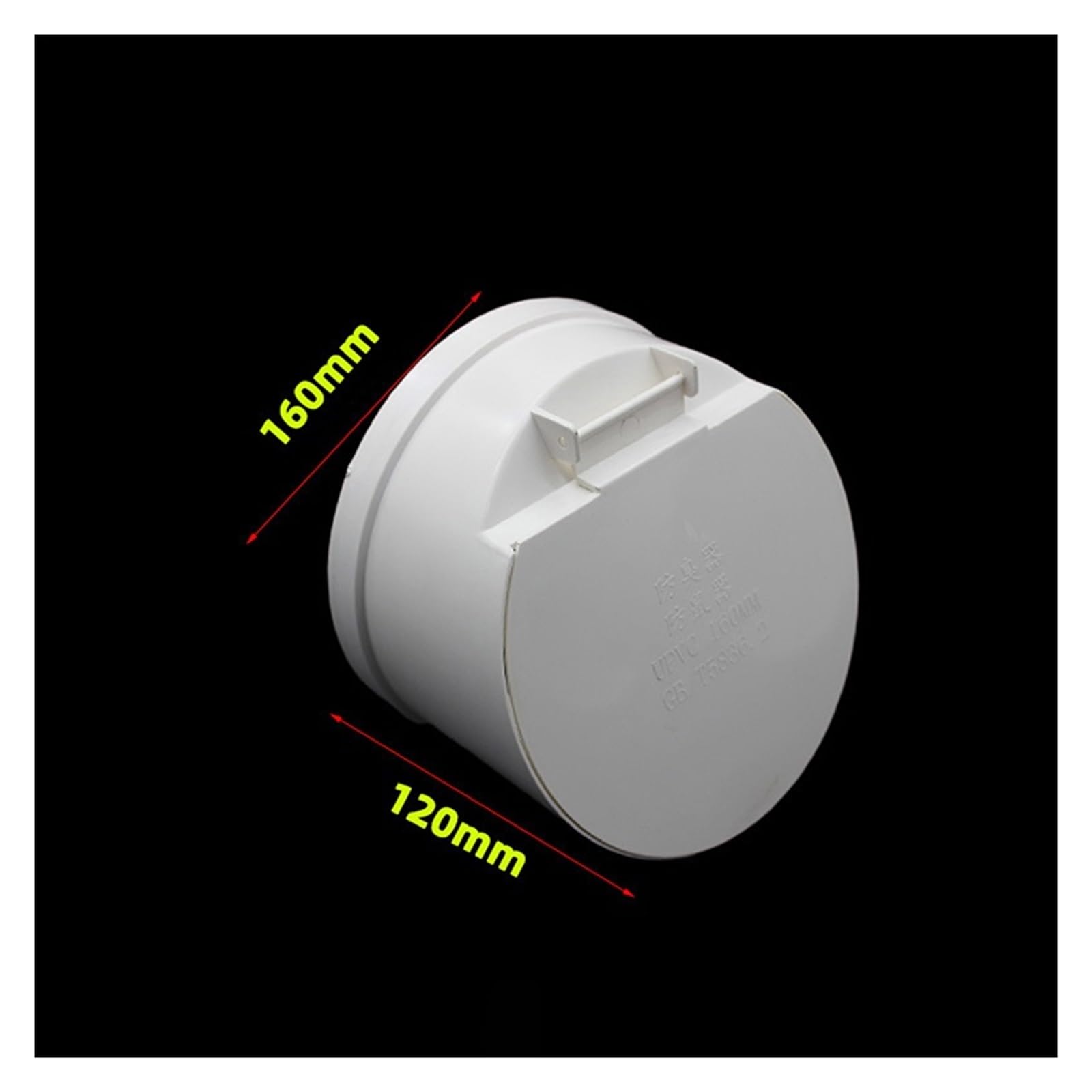 Zawór zwrotny do rury spustowej z PVC 50/75/110/160 mm rura spustowa podłoga ścieki duży pojemność skokowa osłona przeciwzapachowa szambo zawór zewnętrzny