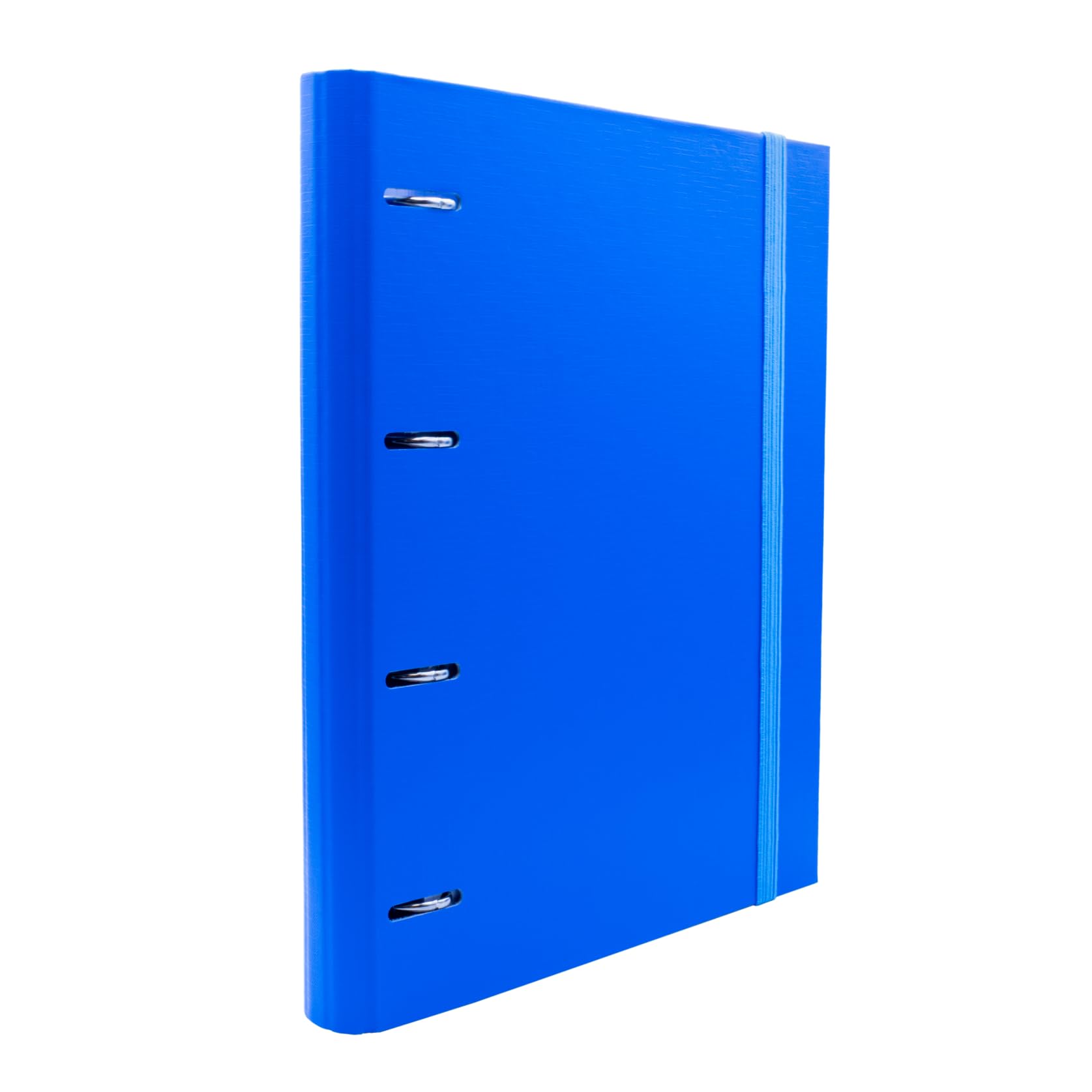 Raylu Paper® - 4 Ring Binder with 5 Coloured dividers and Refills of 100 90 g A4 Sheets with 4 x 4 mm, Binder with 4 Rings of 30 mm