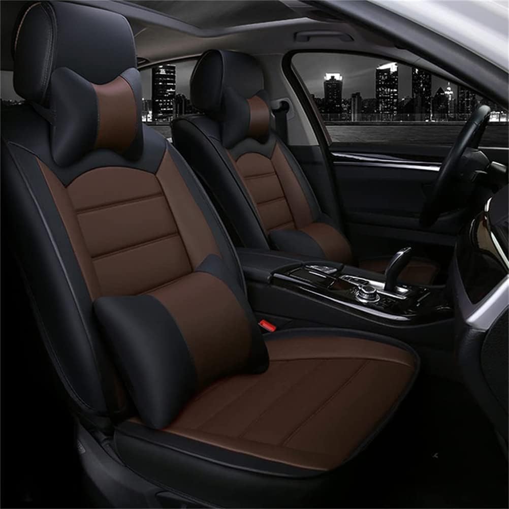 Sale 65 Off 汎用 トヨタ ルーミー カーシートカバー プロテクター インテリア アクセサリー 豪華 Puレザー 保護パーツ 前席と後席 5席分 黒 ブラウン クッション付き Cb Harmony Co Jp