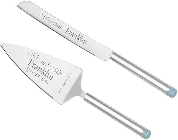 Kate Spade Bridal Personalized Take the Cake Wedding Cake Knife