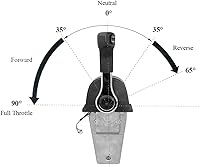 Vista 2 de Sola palanca de la caja de control remoto del soporte de la consola Outbord para el motor 06240-ZW5-U20 06240-ZW5-U00 de Honda