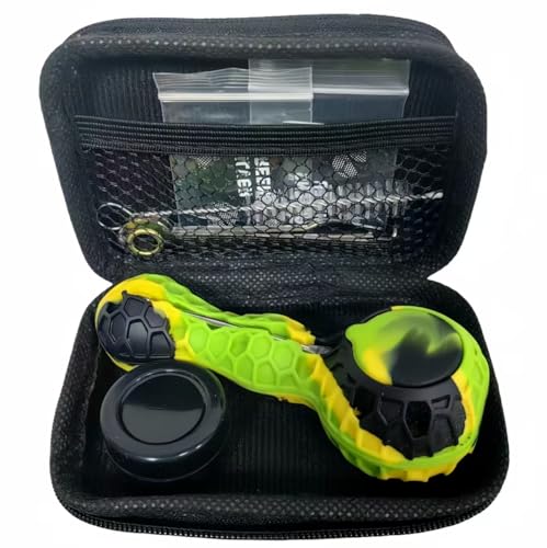 Artistic Glass & Silicone Pipe Set