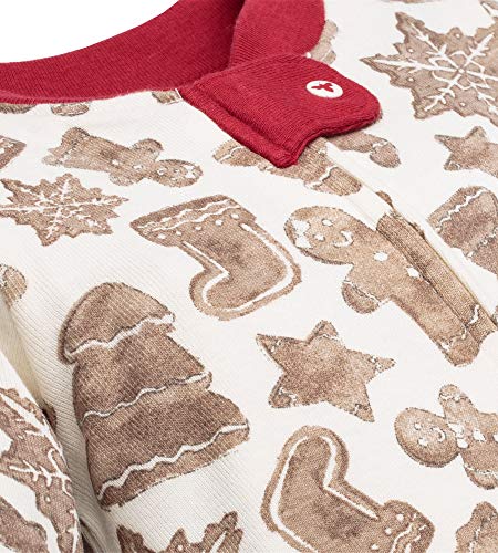 Image of Burt's Bees Baby unisex-baby Sleep & Play, Organic One-piece Romper-jumpsuit Pj, Zip Front Footed Pajama