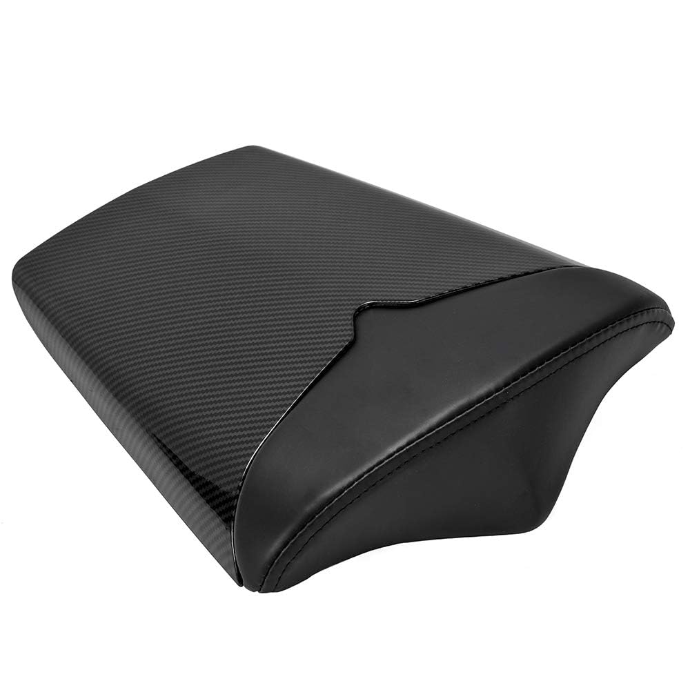 Capot de selle de passager arrière de moto Carénage en ABS dur Couverture de queue Section de carénage Bosse de selle solo Compatible avec T-riumph Daytona 675 2009 2020 2011 2012 (Look Carbone)