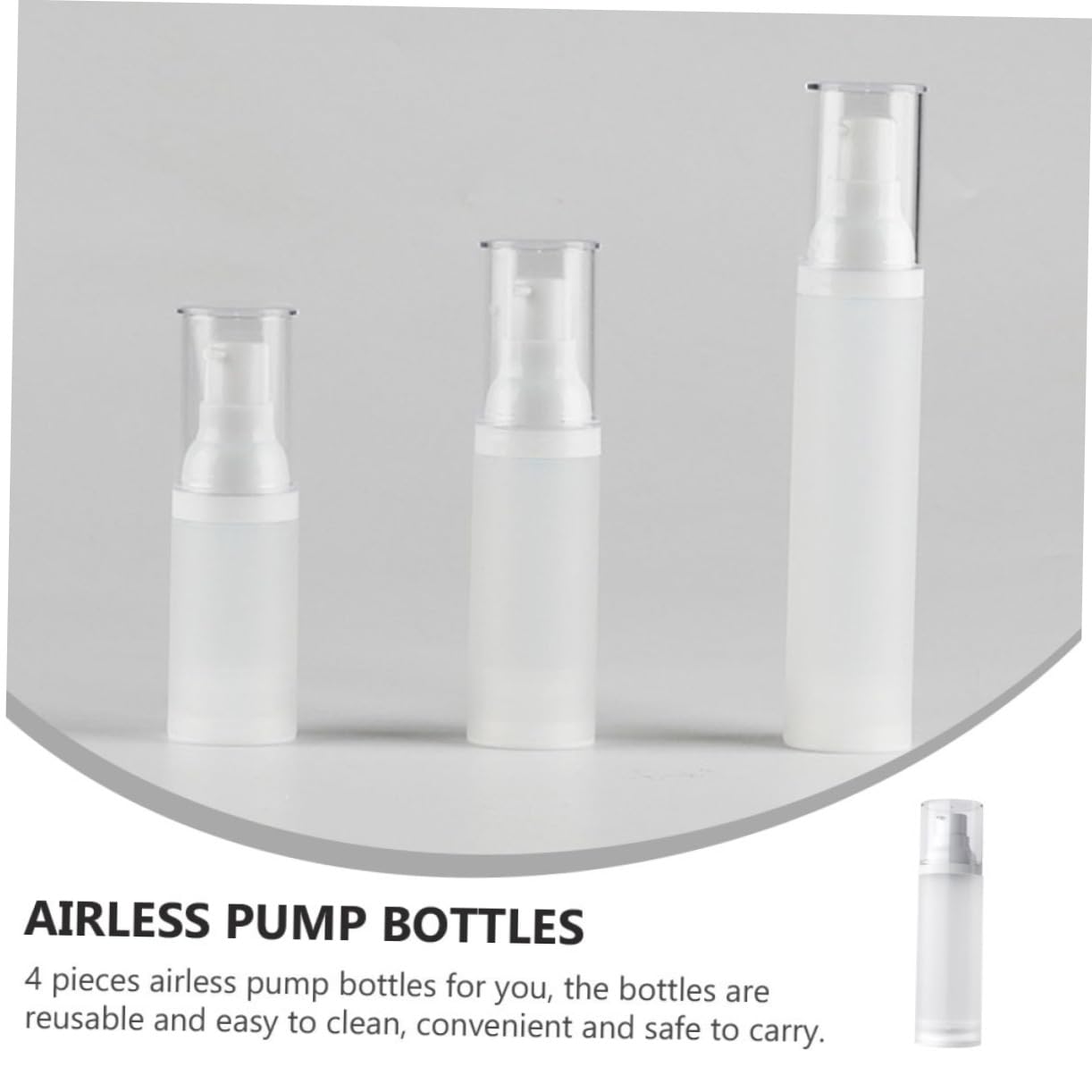 POPETPOP 12piezas Botellas De Dispensador Cosmético Vacías De Botellas De Loción Mate Viaje Diseño Prueba De Fugas Para Cuidado Piel y Cosméticos