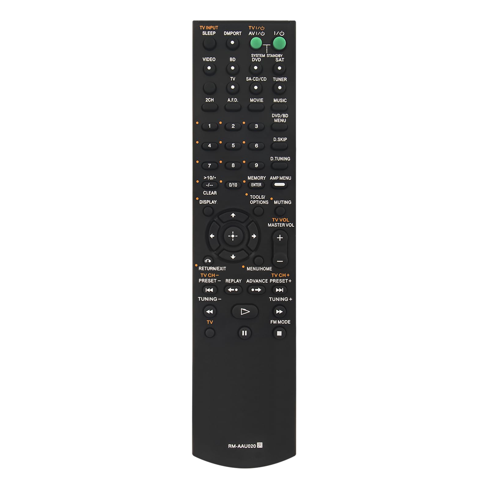 RM-AAU020 Replaced Remote fit for Sony AV Receiver STR-DH100 STR-DH500 STR-DG520 STRDH500 STRDH100 1-480-585-21