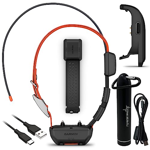Wearable4U - Garmin Alpha TT 25 GPS Dog Tracking Collar with E-Bank Bundle