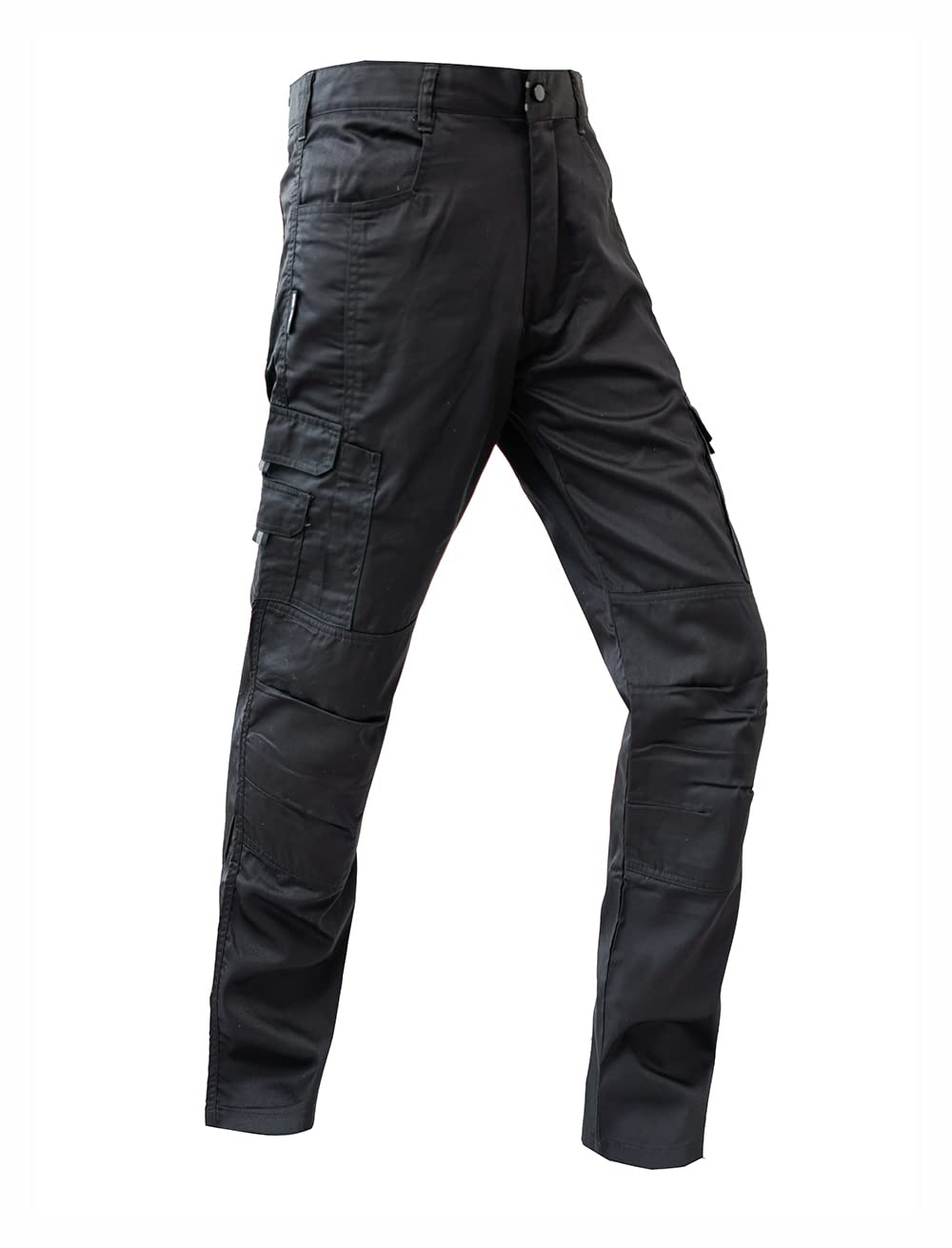 WORK IDEA Herren-Arbeitshose - Camouflage-Hose Herren-Cargohose mit innenliegenden Knietaschen