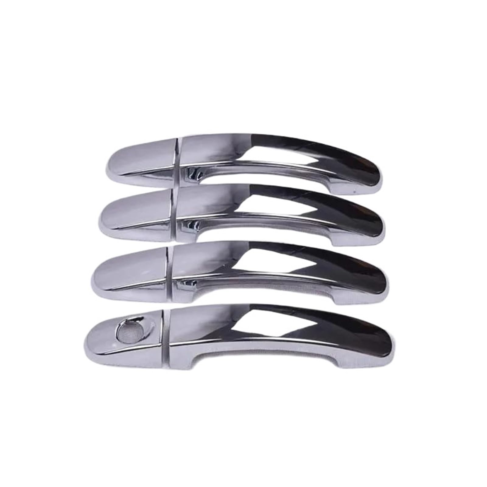 Zhqdrcy Silver Door Open Handles For Escape For Kuga 2009-2016 Car Door Handle Cover Trim Sticker(Silver)
