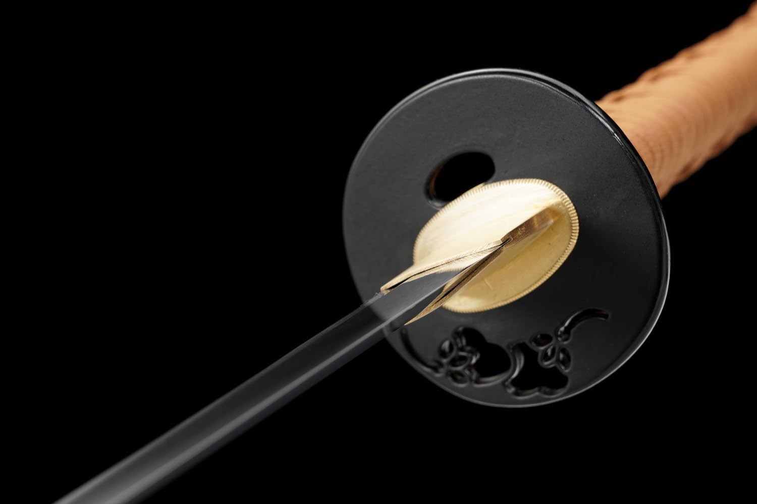 Lyuesword Full Handmade Japanese Katana Sword Damascus Folded Steel Sharp Sword Full Tang Blade - Image 7