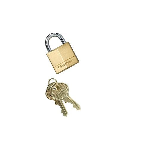 Miniatura 2 de Justrite 268506 Candado de latón, diámetro del grillete de 3/16"