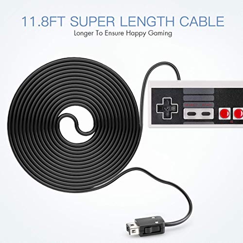 image for AGPTEK NES Classic Edition Mini Controller with 11.8FT Cable for Ninte