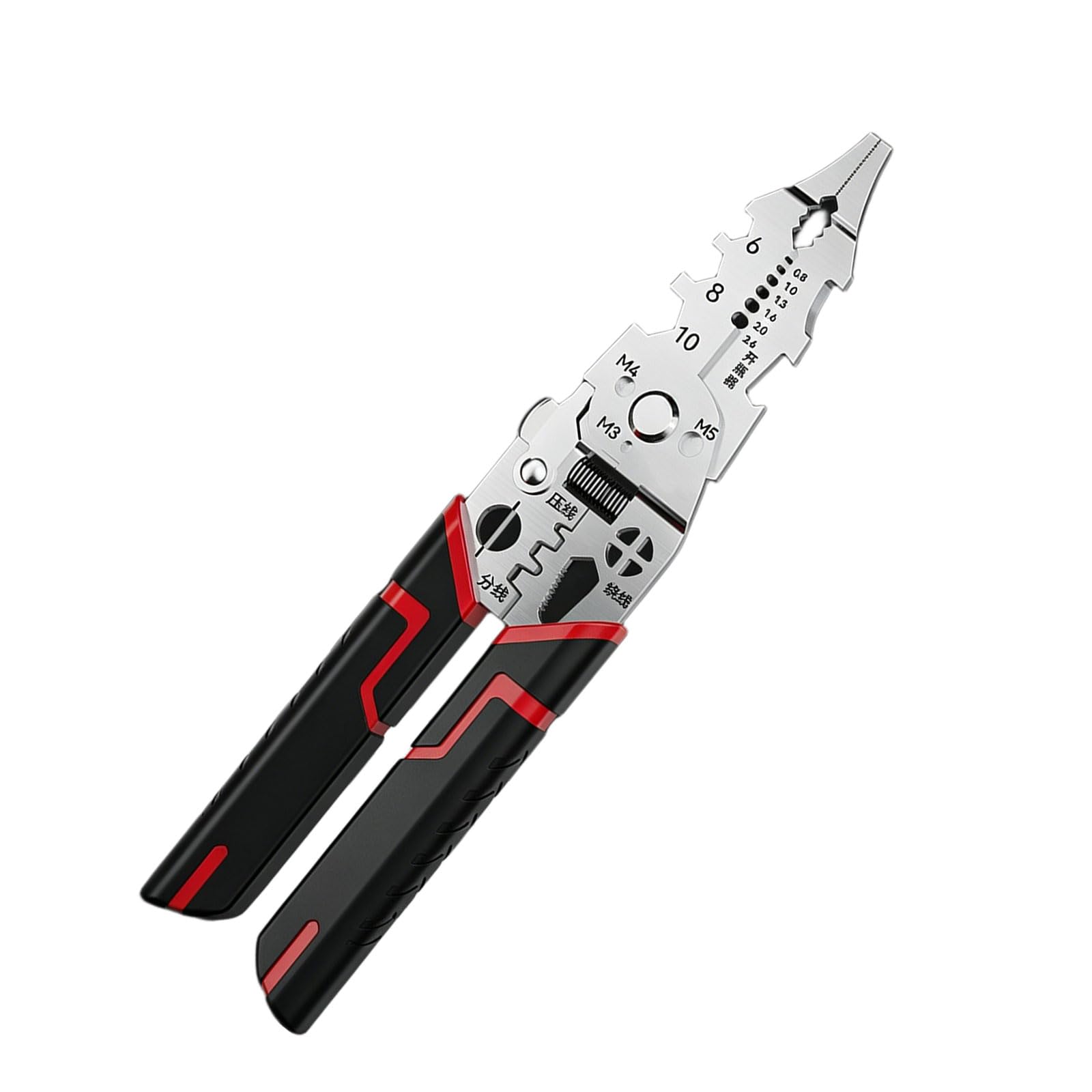 Kaeltsyn C Multifunctional Electrician Wire Stripper Rimper Tool Suitable For Peeling Networking Abling Stripper Rimper Tool