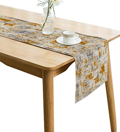 Image of Jute Table Runner Heat Resistant Dining Table Runner for 4 Seater 12 Inches x 60 Inches AATR0026