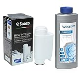 Agua pura para el sabor más puro del café: agua óptimamente purificada gracias a la patente de flujo. El filtro con agujeros microscópicos bloquea todas las impurezas.