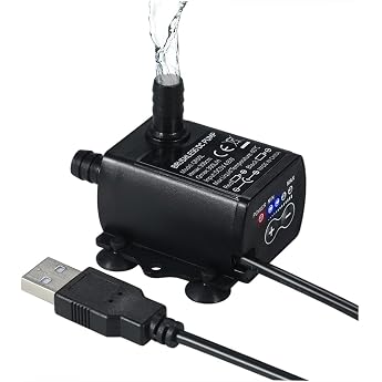 Decdeal Ultra-quiet Mini USB DC5V 4.8W 300L/H Lift 300cm Brushless Water Pump Waterproof Submersible Fountain