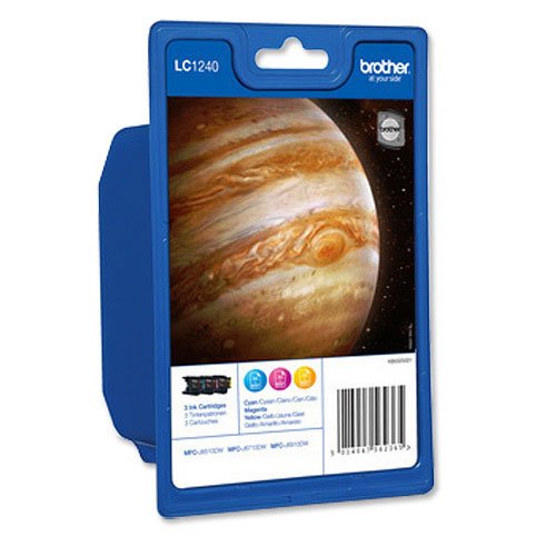 Preisvergleich Produktbild Brother LC1240RBWBPDR, Cyan, Magenta, gelb, Rainbow Pack