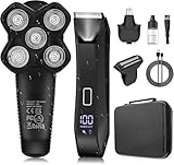 Manscape Body and Ball Trimmer for Men, Bald Head & Body Shaver, Mens Grooming Kits Pubic Groin Hair Trimmer, Body Groomer Electric Razors for Smooth Shaving, IPX7 Waterproof