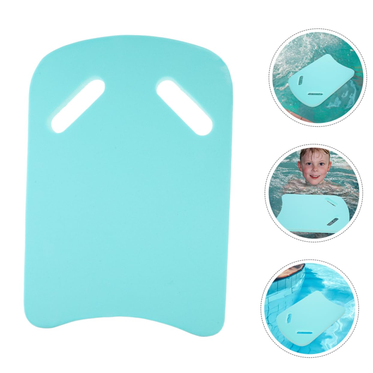 Gogogmee 2Pcs Swim Training Aid Kickboard for Beginners Comfortable Floating Plate for Pool Use for Strengthening Back Shoulders Arms