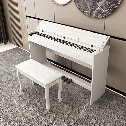 Piano numérique 88 touches lestées Hammer Action Clavier de piano pleine taille Piano électrique débutant USB/MIDI Piano numérique domestique avec support de meuble, 3 pédales, tabouret for débutant e - Les Beatles, Paul McCartney, John Lennon, RIngo Starr, George Harrison Piano numérique 88 touches lestées Hammer Action Clavier de piano pleine taille Piano électrique débutant USB/MIDI Piano numérique domestique avec support de meuble, 3 pédales, tabouret for débutant e – Image 3