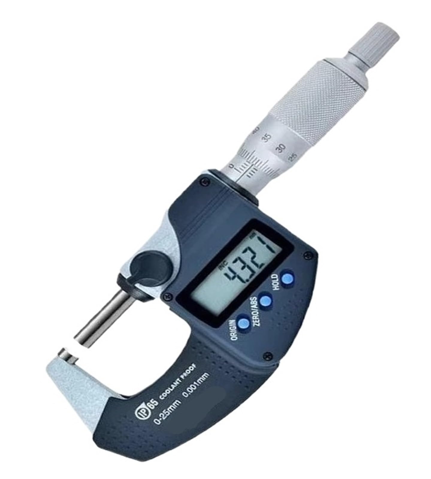 FQJYXWEWL Waterproof Digital Outside Micrometer 293-240-30 Micrometer Digital Tools(75-100mm 293-243-30)