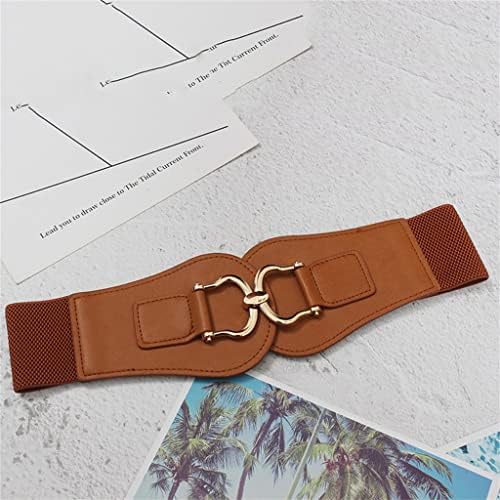 Cinturón Ancho de Cintura para Todo fósforo Faja elástica para Mujer con suéter de Camisa Cinturón elástico ensanchado (Color : A, Size : 64cm)