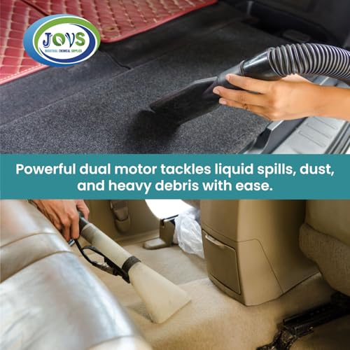 JOVS Commercial Vacuum Cleaner 3600W- 90L Plastic Tank, Wet/Dry Red/Orange/Blue 6 JOVS Commercial Vacuum Cleaner 3600W- 90L Plastic Tank, Wet/Dry Red/Orange/Blue - Image 6