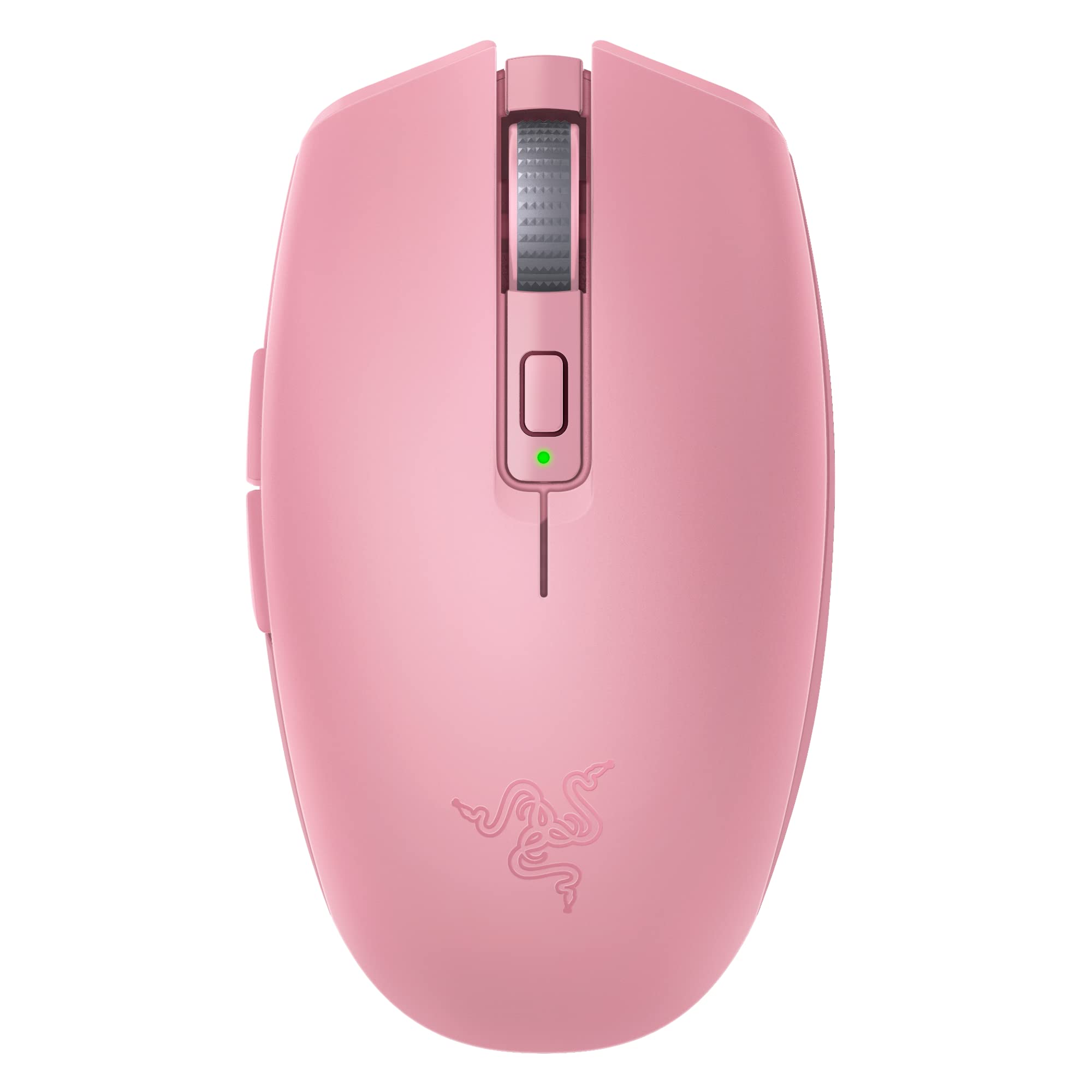 Razer Orochi V2 Quartz Pink Lightweight & Compact Portable Wireless Gaming Mouse, 2 Wireless Modes, HyperSpeed Bluetooth, AA, AAA Batteries, 2nd Generation, Mechanical Mouse Switch, Up to 950 Hours - Pink