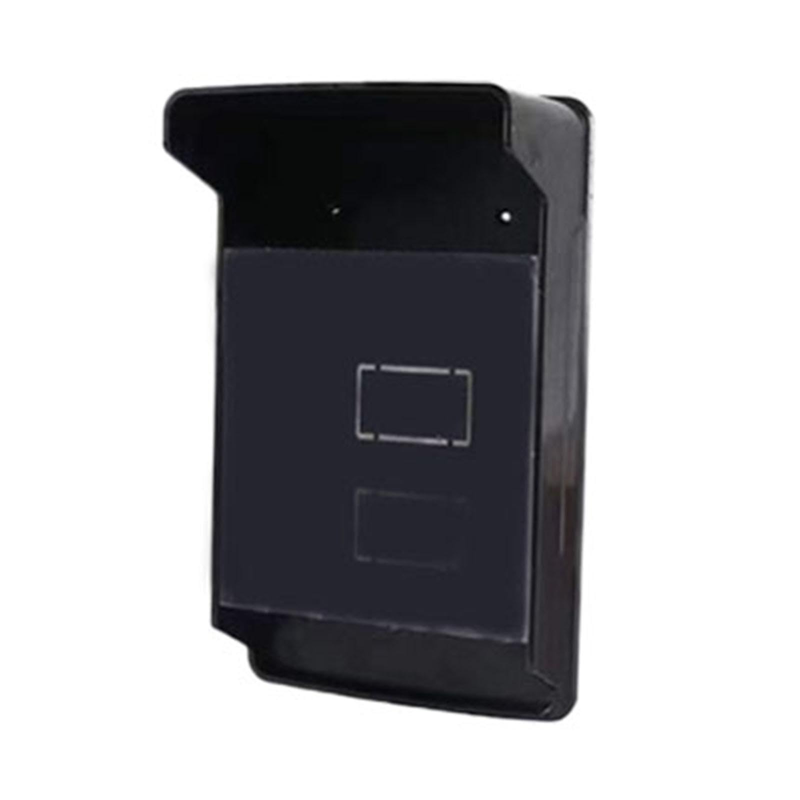 Lr Decor Bazaar Waterproof Cover for Doorbell, Doorbell Rain Cover for Access Control Keypad XL Black-picture-11
