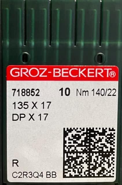 Needle It Up with Groz-Beckert Needles for Consew 146RB Sewing Machine (Metric 140/22) (100PK)