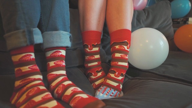 Rainbow Sockc - Headphones Socks Box -2 Paires De Chaussettes De Casque - Cadeau Pour Musique, Fan De Concerts, Instrumentalistes - Chaussettes Noires