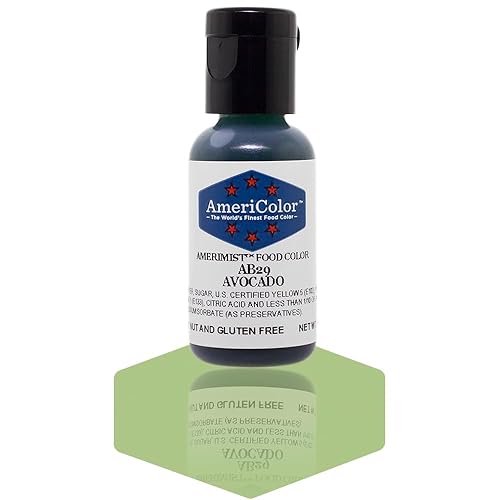 AmeriColor AmeriMist - Aerógrafo de aguacate para alimentos, 0.65 onzas