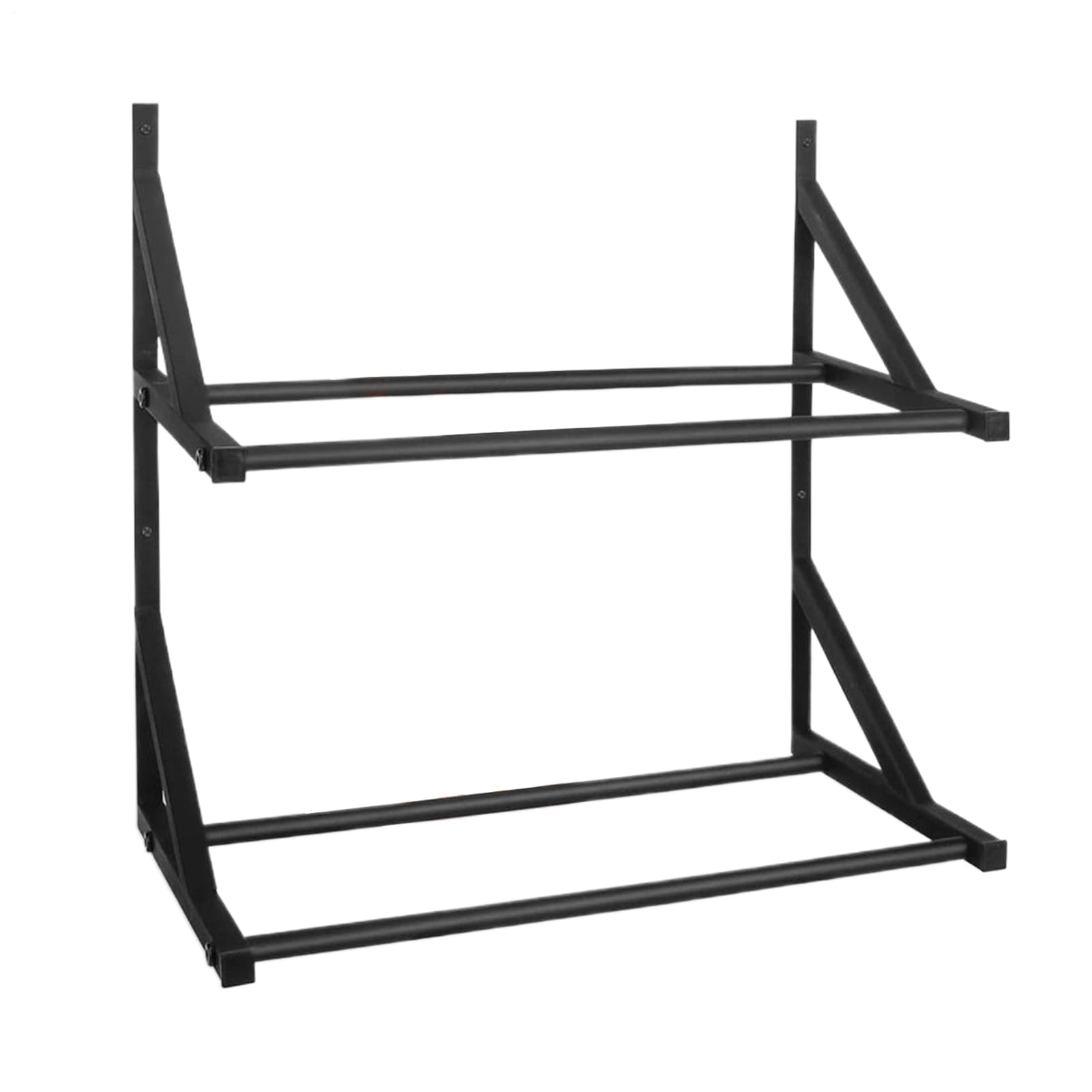 Support de filament mural étagère double noire rangement bobine impression 3D