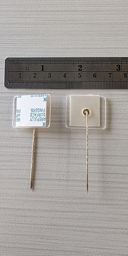 Miniatura 6 de Etiquetas para siesta de tela/cubículo para placa de identificación – Paquete de 20 pines de partición de tela duradera para muebles, letreros de