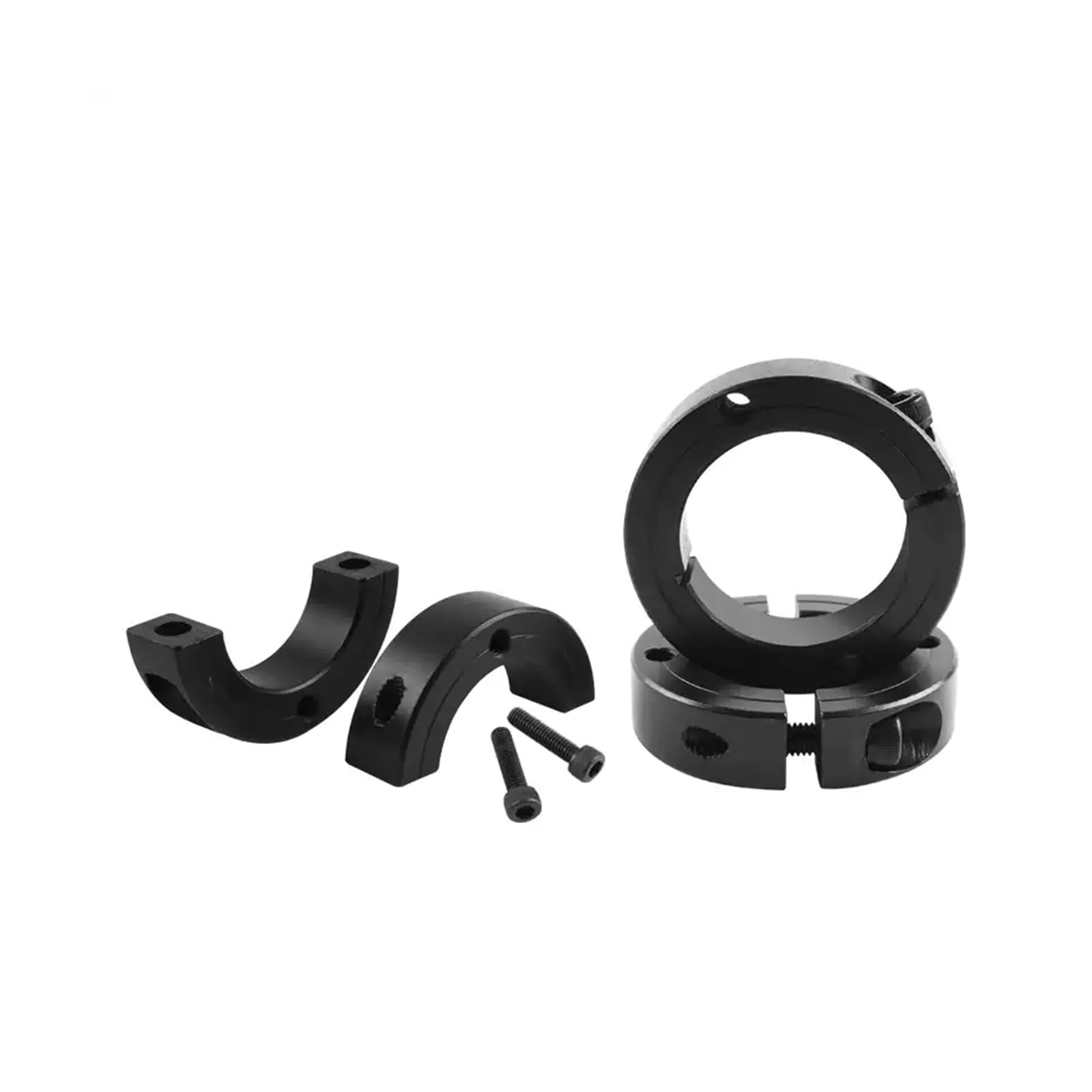 AOWEITAL Shaft Collars - 4 Pack 1045 Steel -4