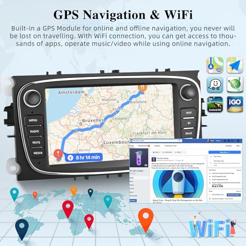Autoradio Android 2+64G per Ford