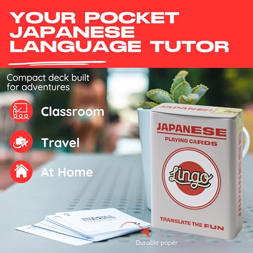 Cartas Japonesas en Caja Metal para Aprender Idioma miniatura 3