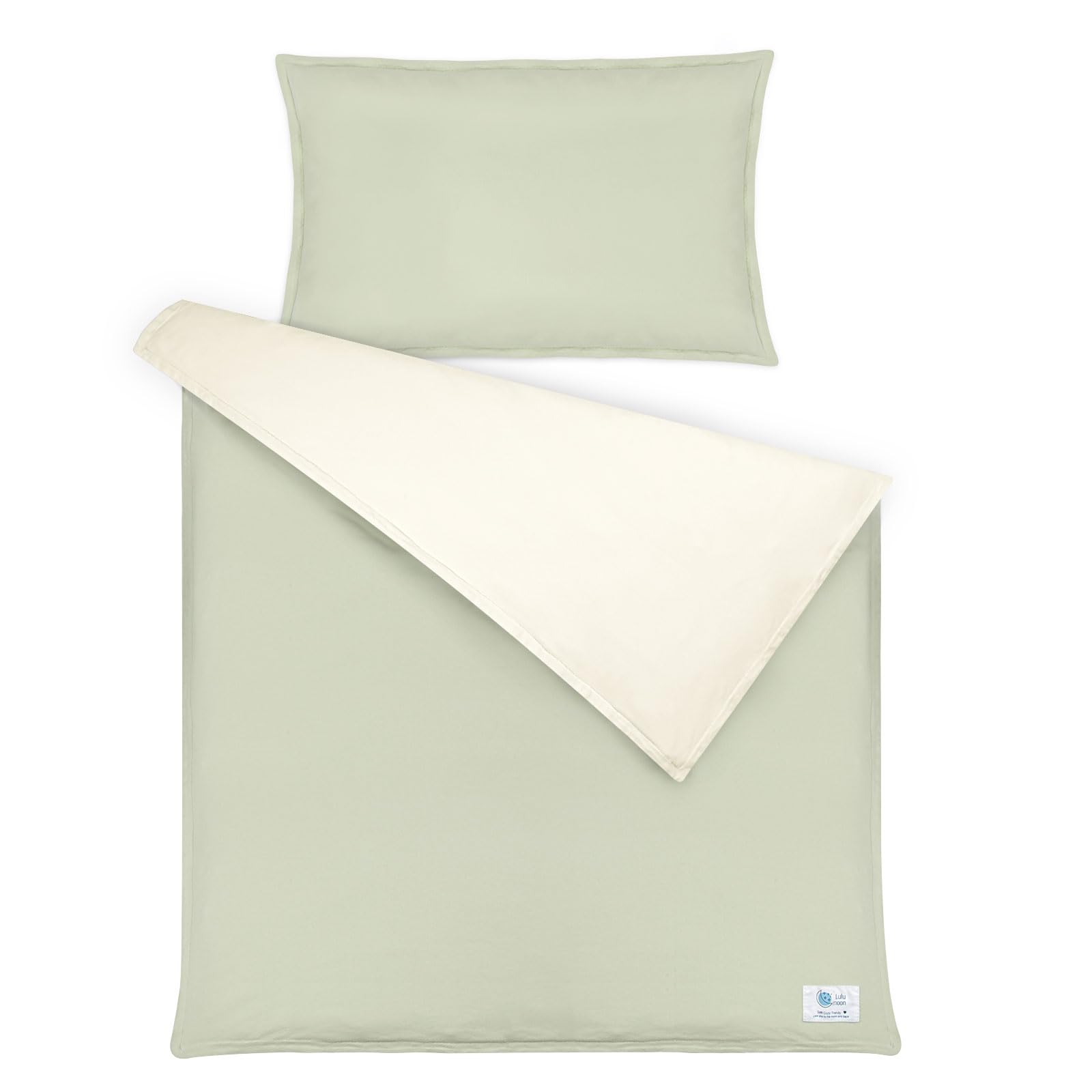 lulumoon Kinderbettwäsche 100x135 mit Kissenbezug 40x60: Baby Bettwäsche Set Jersey Oeko-Tex Baumwolle - Weich und Hoch Elastisch - 4-Jahreszeiten Bettwäsche für Kleinkinder im Vorschulalter